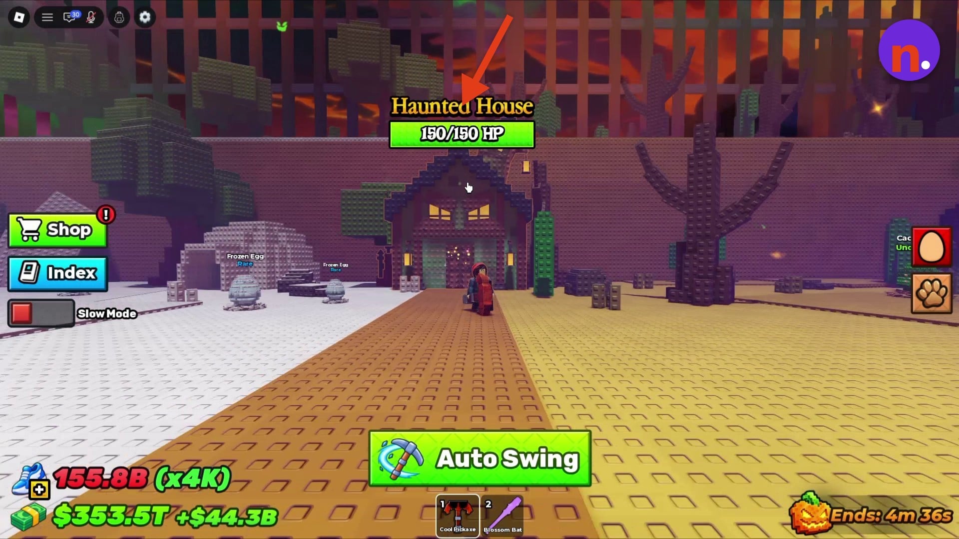 Desert Haunted House health bar