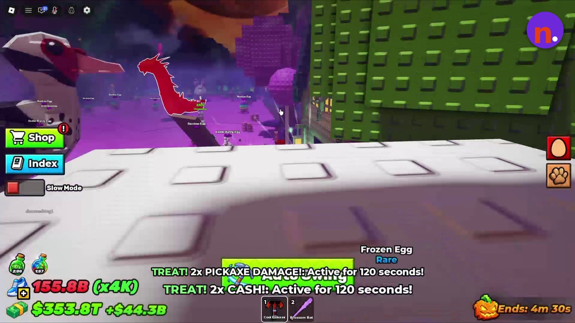 Active damage and cash treats
