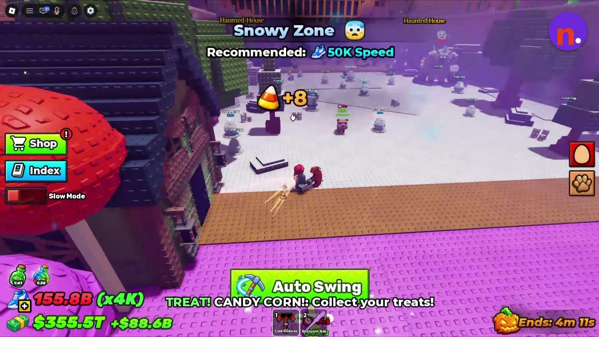 Snowy Zone speed recommendation