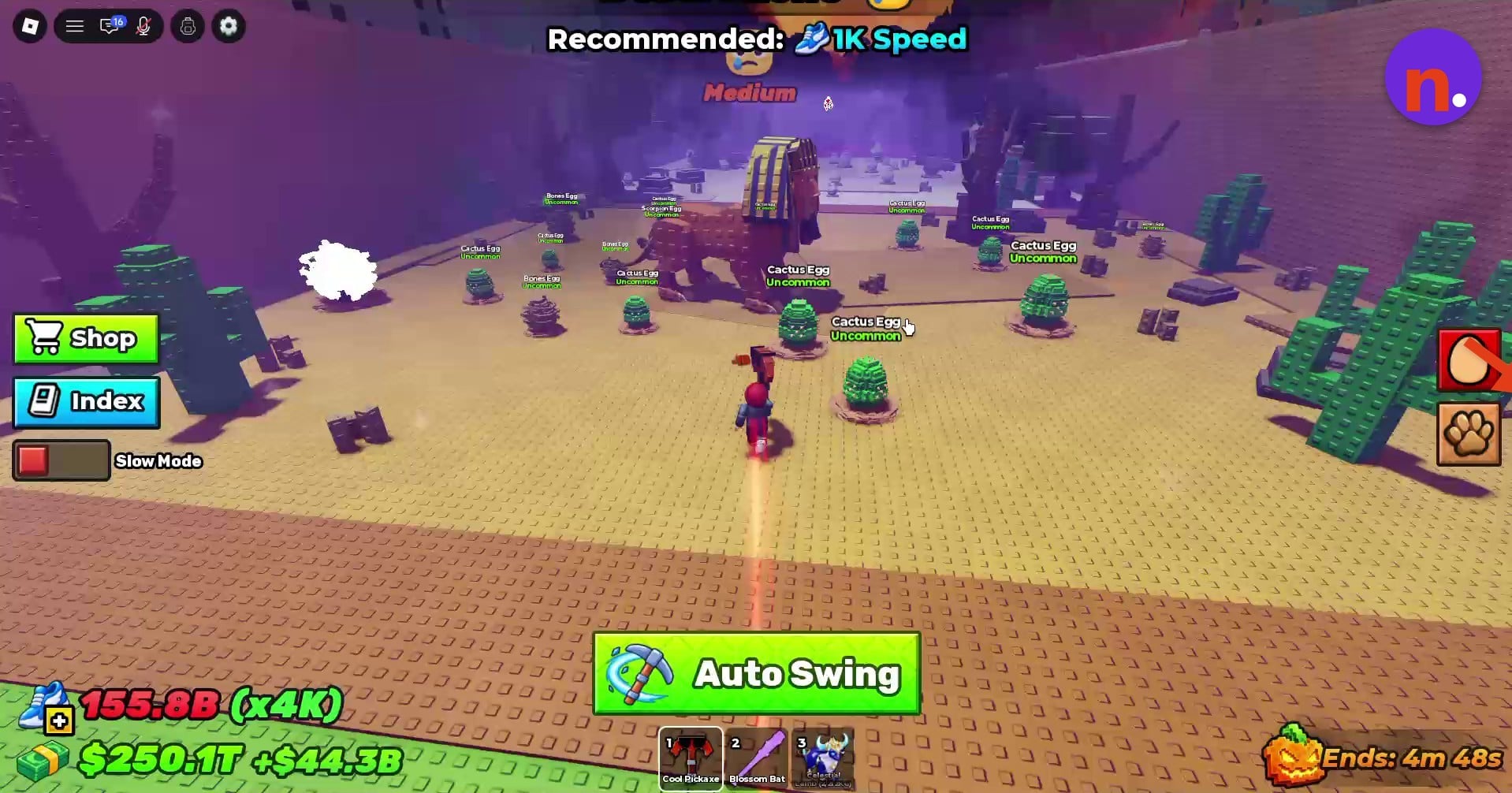 Eggs in Desert Zone