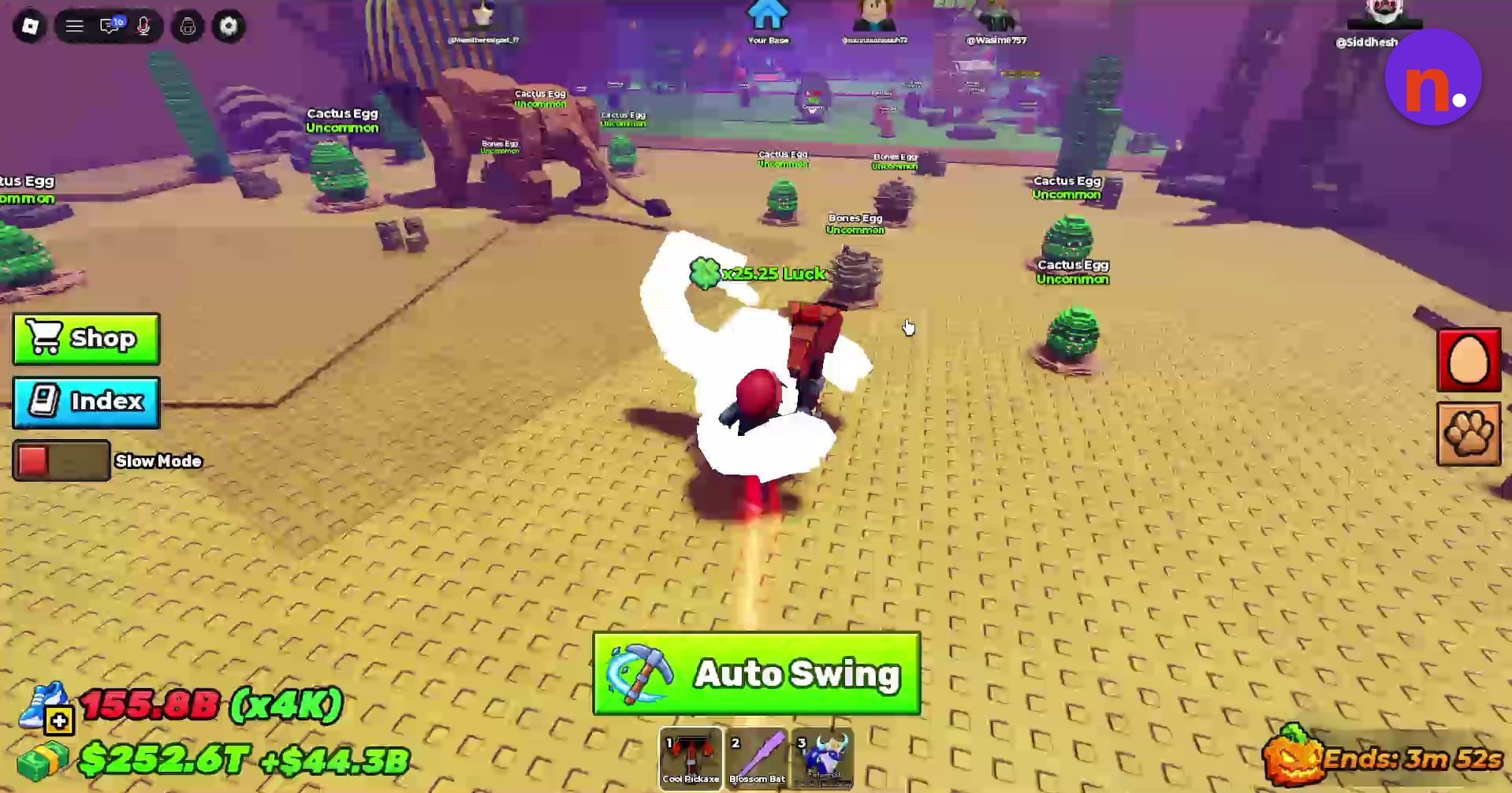 Eggs to search in Desert Zone