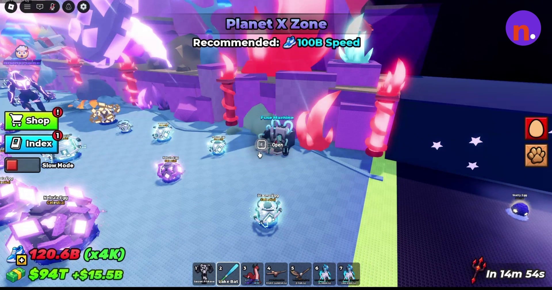 Fuse Machine in Planet X Zone
