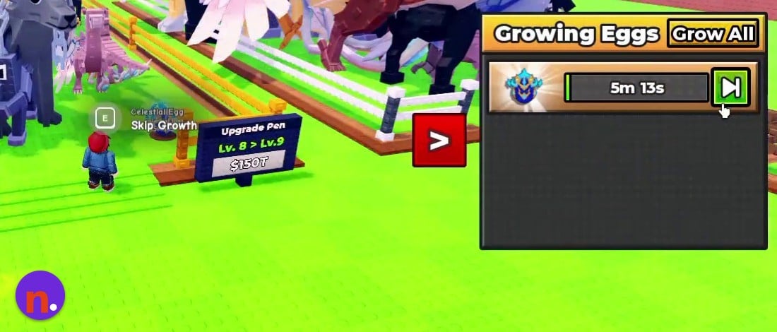 Celestial Egg growing on the plot