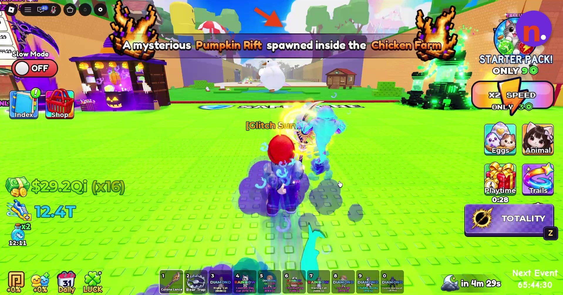 The Pumpkin Rift spawn announcement