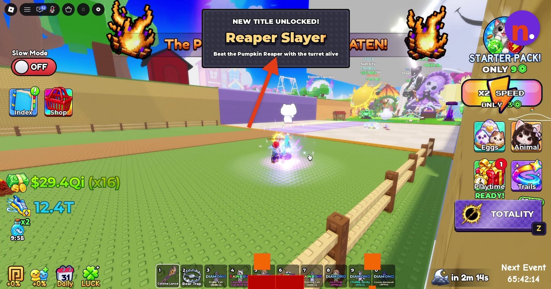 The Reaper Slayer title unlock
