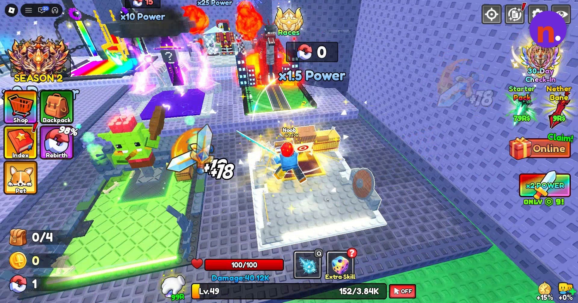 Train to Level 50