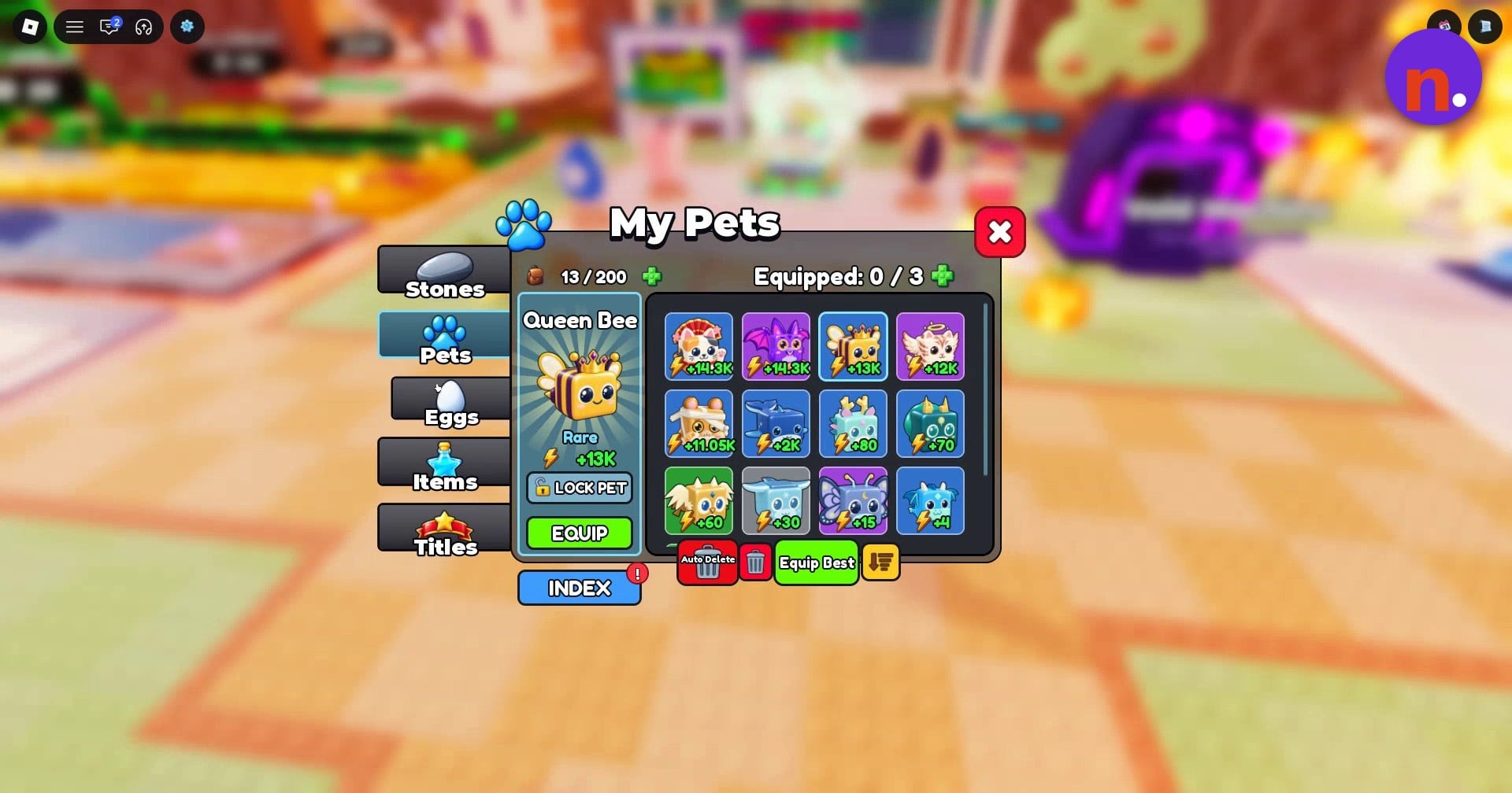 My Pets separates your collection capacity from your equipped-pet count.