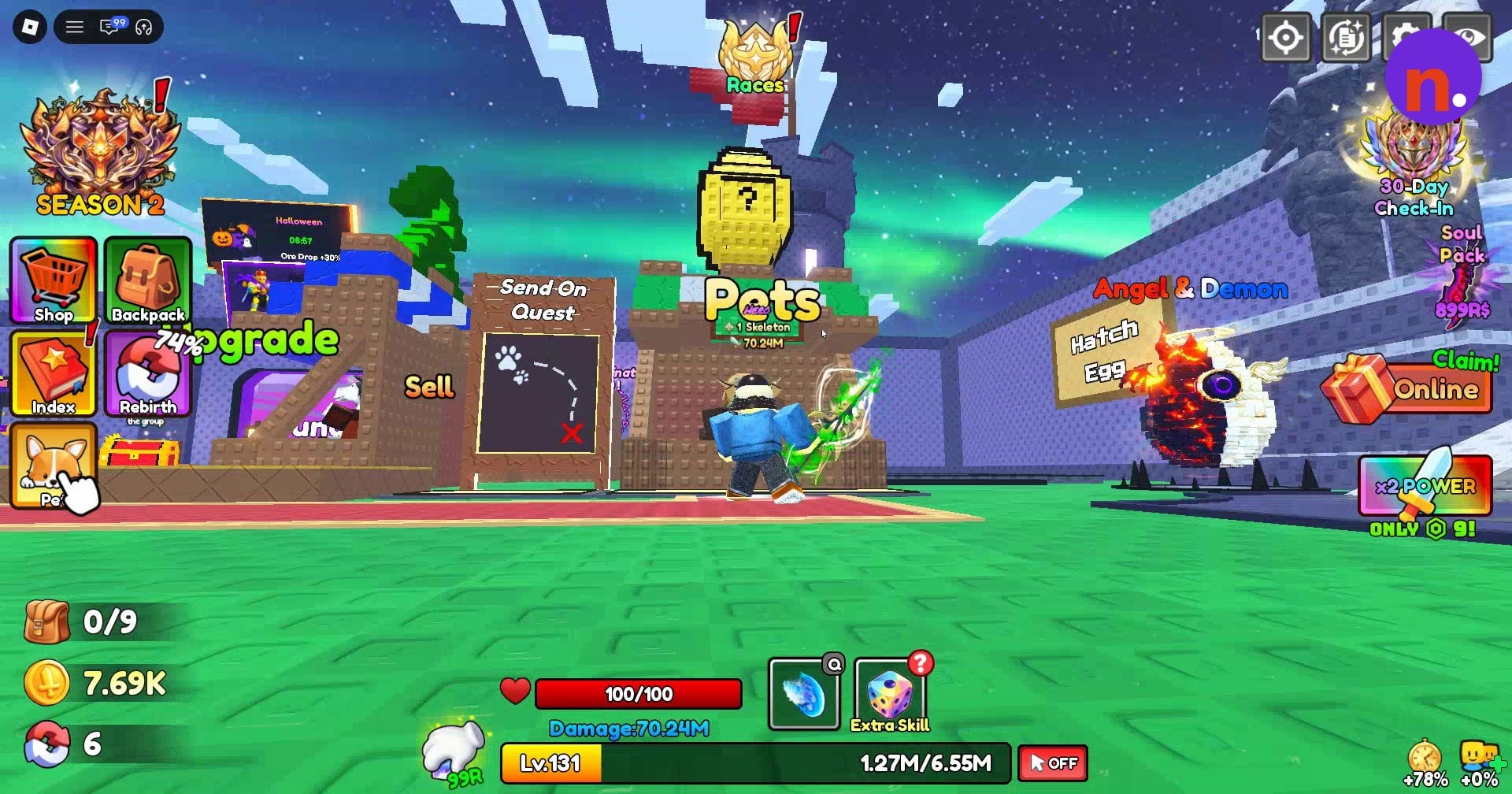 The Pets booth beside the Angel & Demon egg