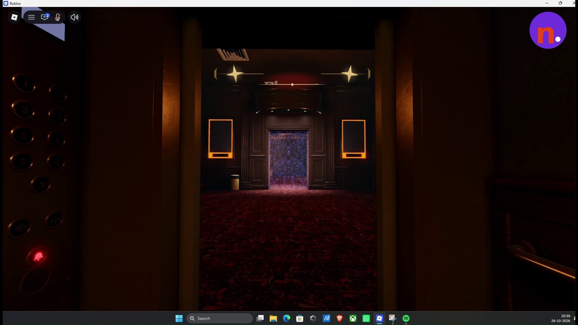 The hallway outside the third-floor elevator