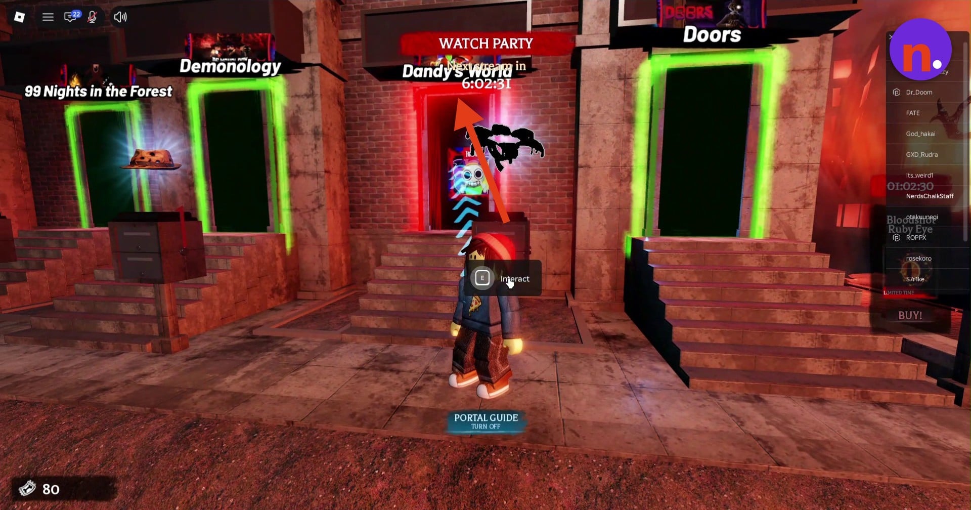 Enter the Dandy’s World portal