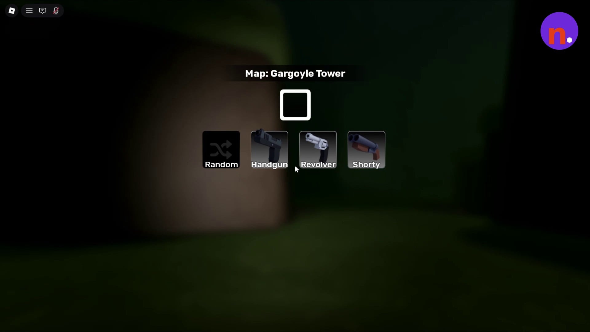 Starting weapon choices