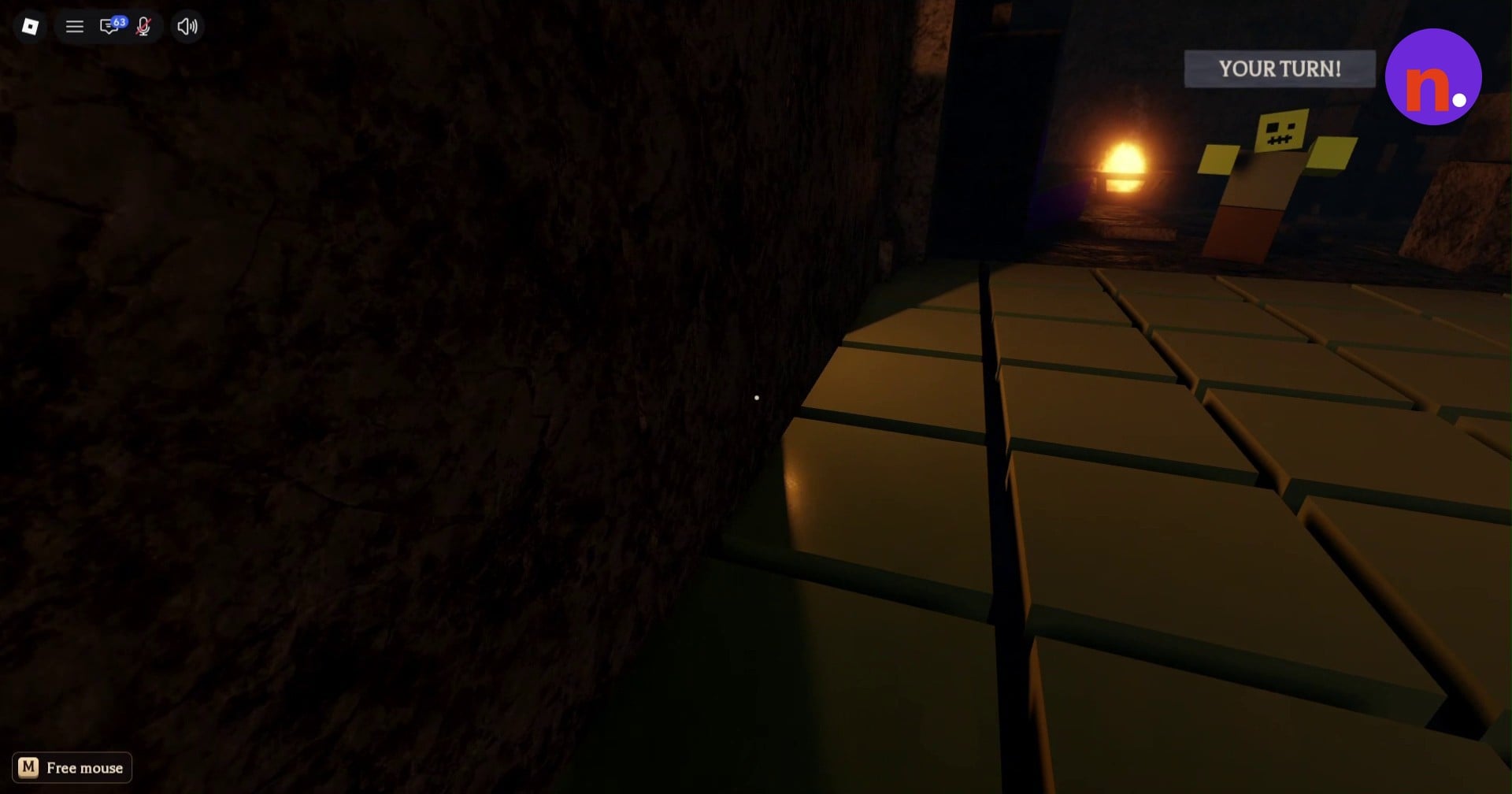 Follow the safe tile sequence when YOUR TURN! appears