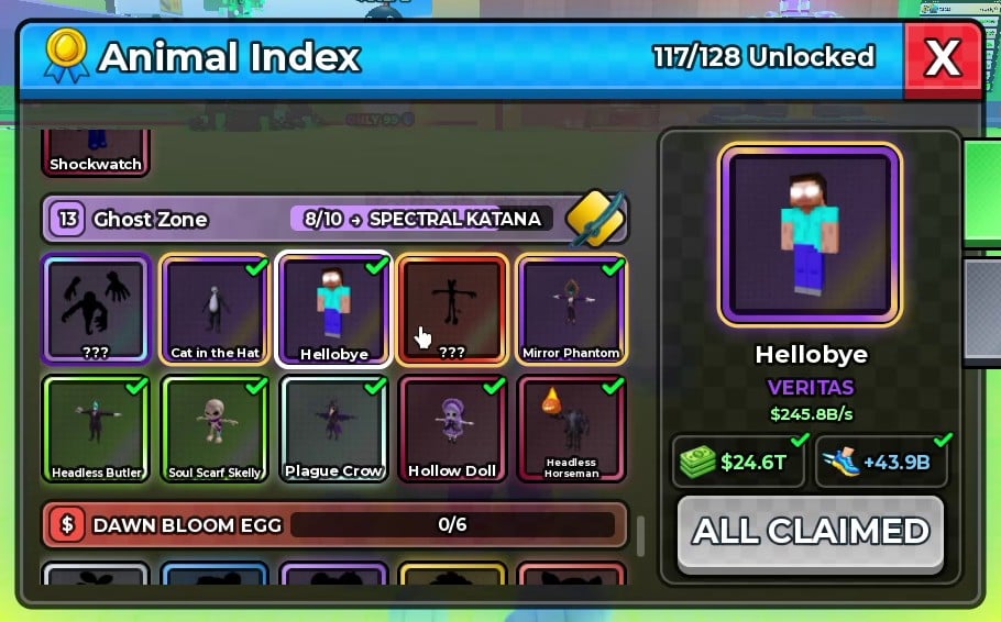Hellobye card values