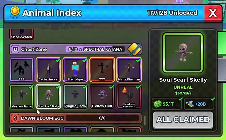 Soul Scarf Skelly card values