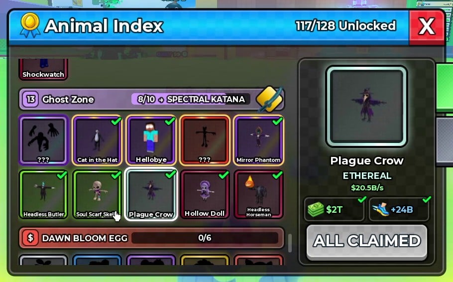 Plague Crow card values