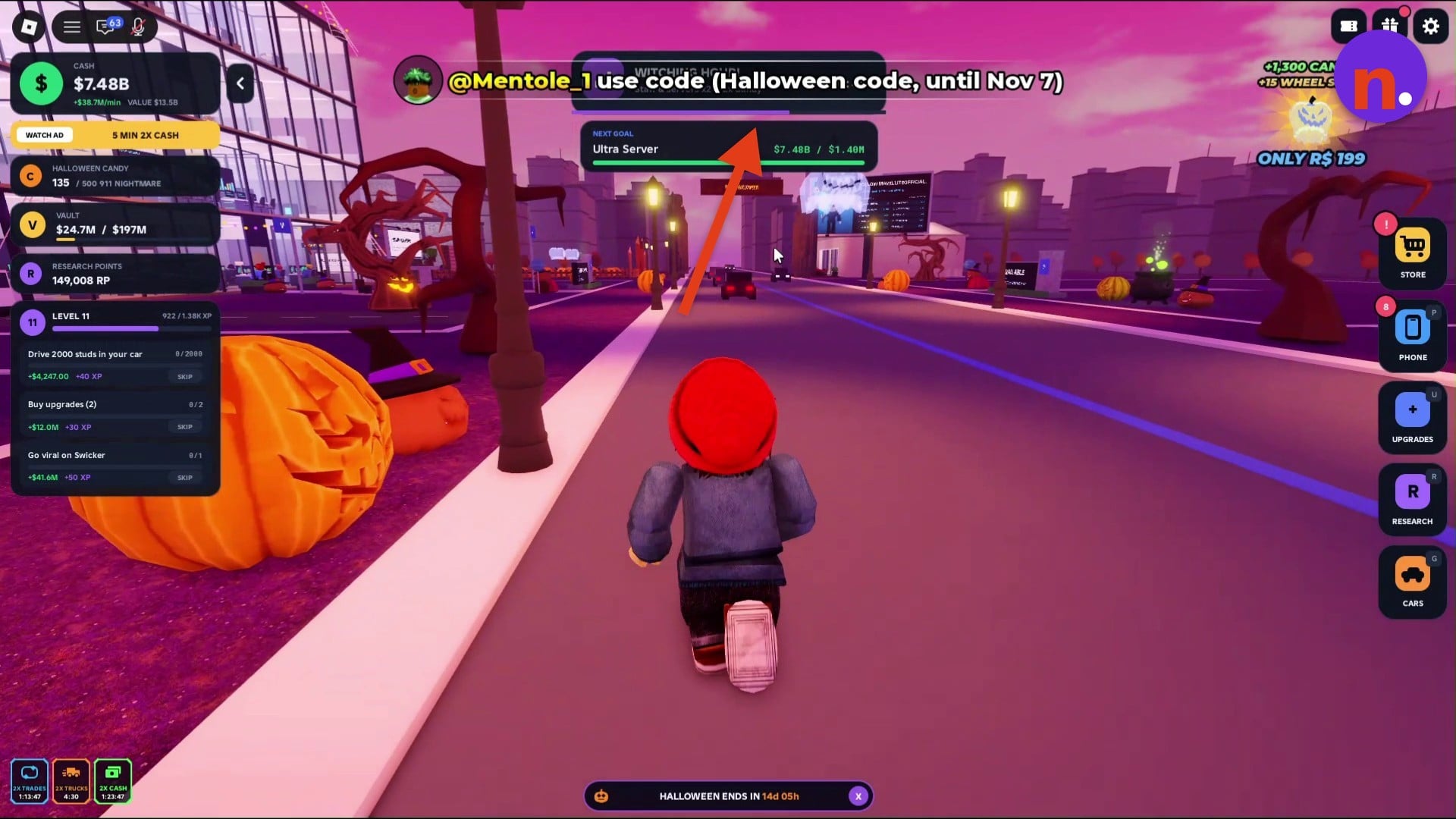 The Halloween admin code announcement
