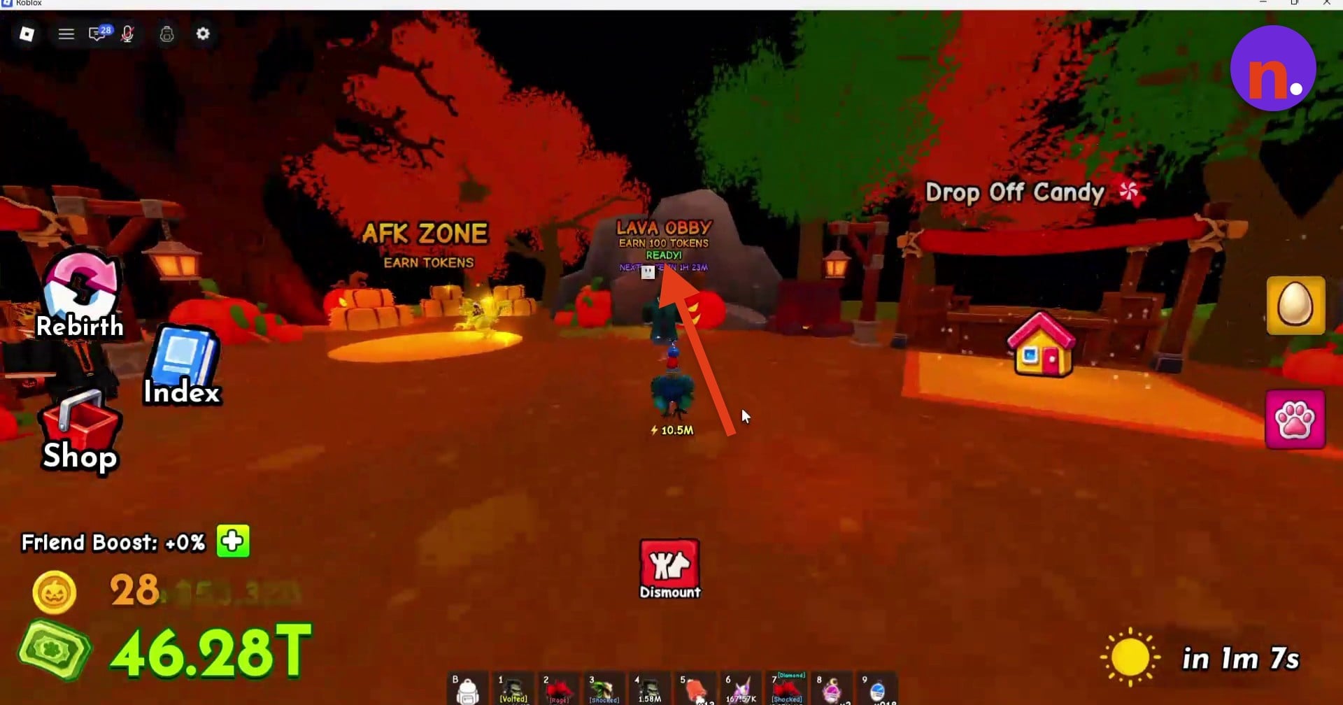 Where to find the Lava Obby
