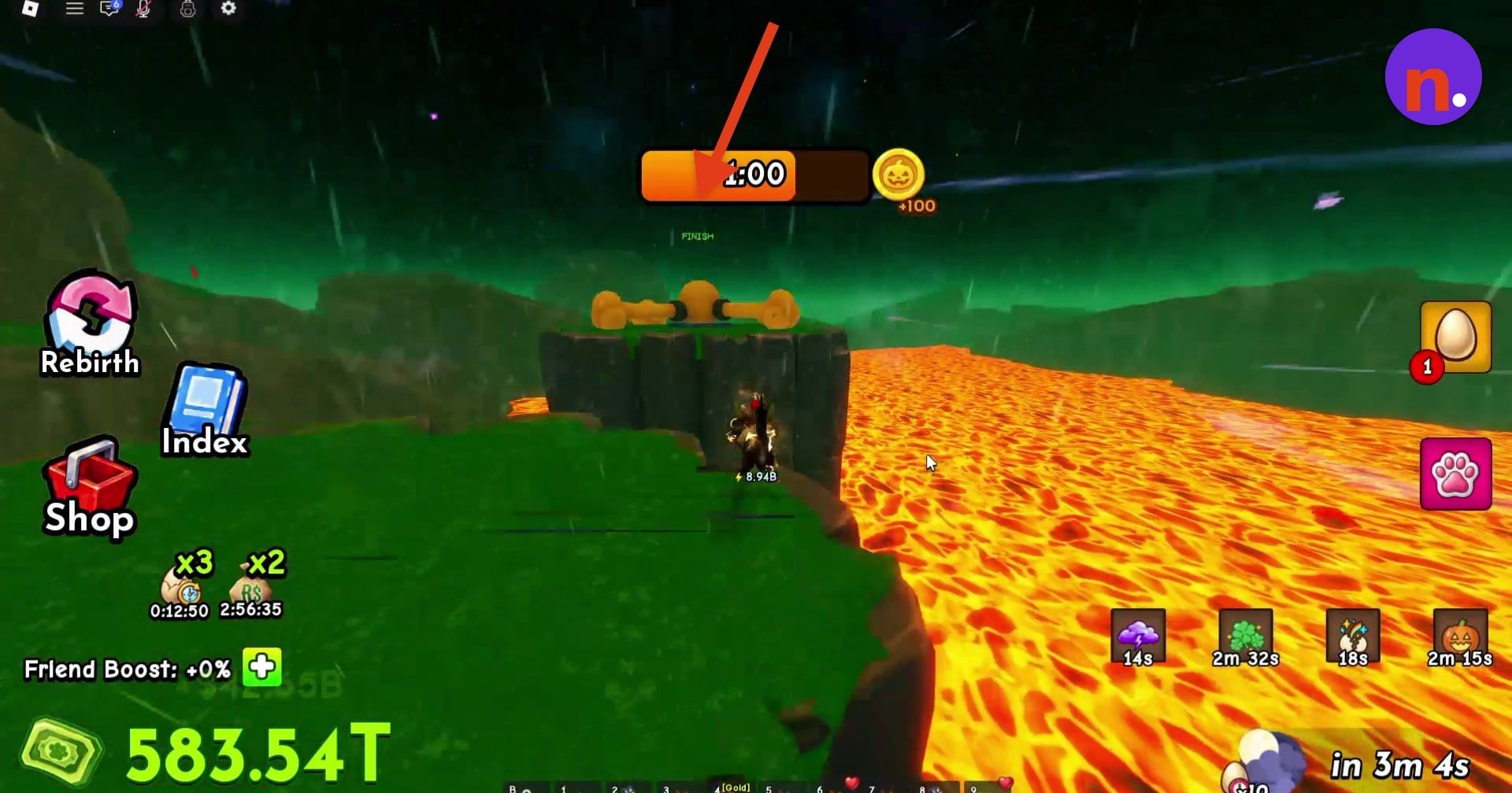 The end of the lava course