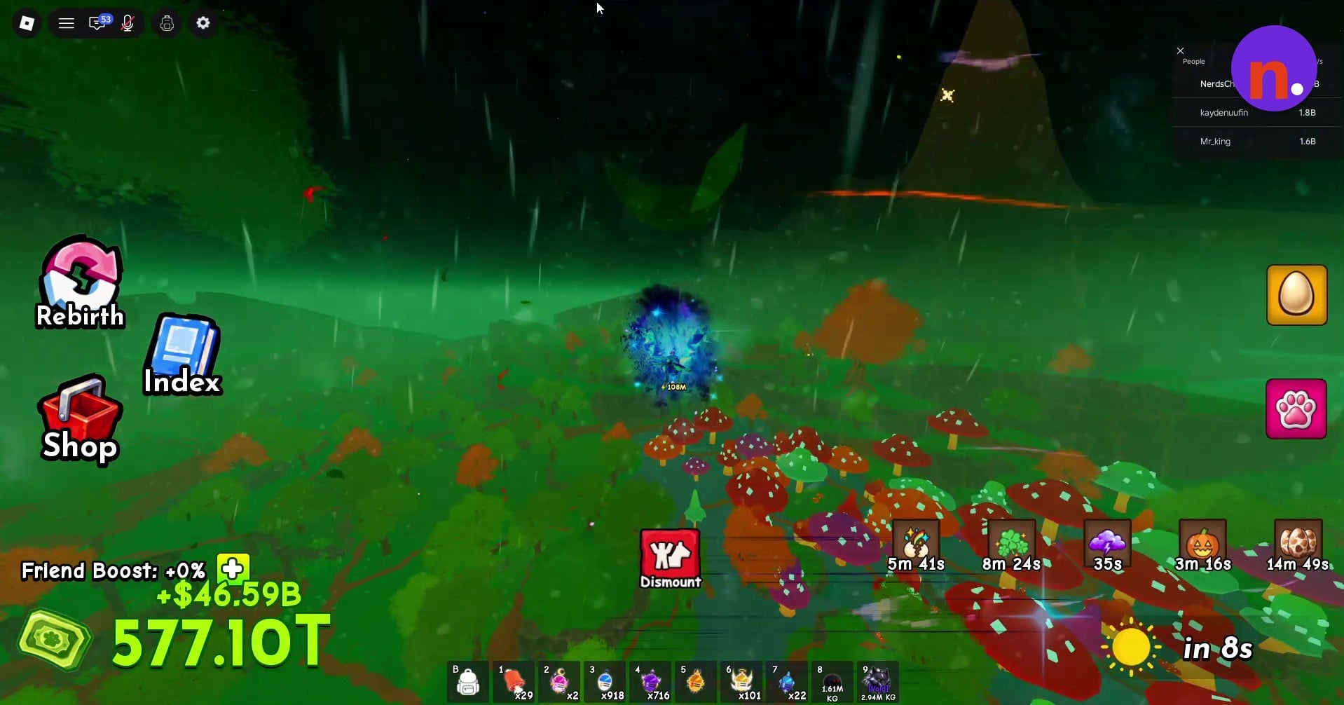 Watch for the Giant Pumpkin spawn announcement