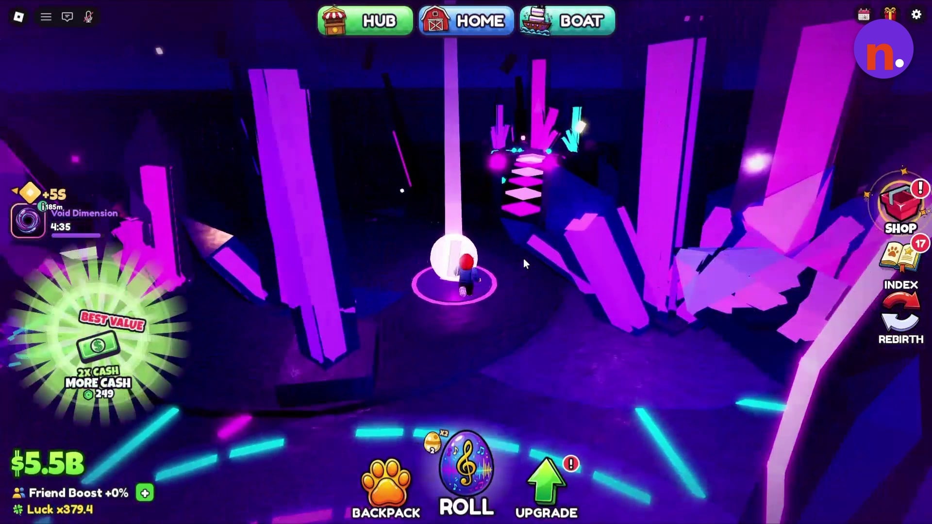 The floating pickup awards Tower Tokens