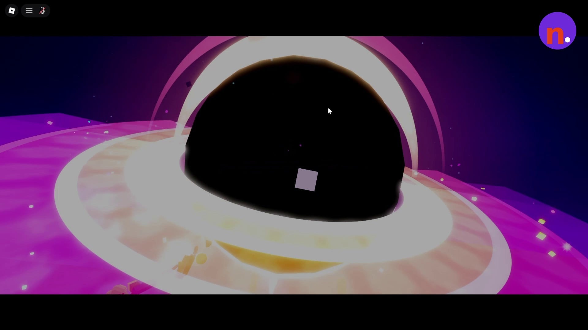 The black-hole cinematic marks the Void opening.