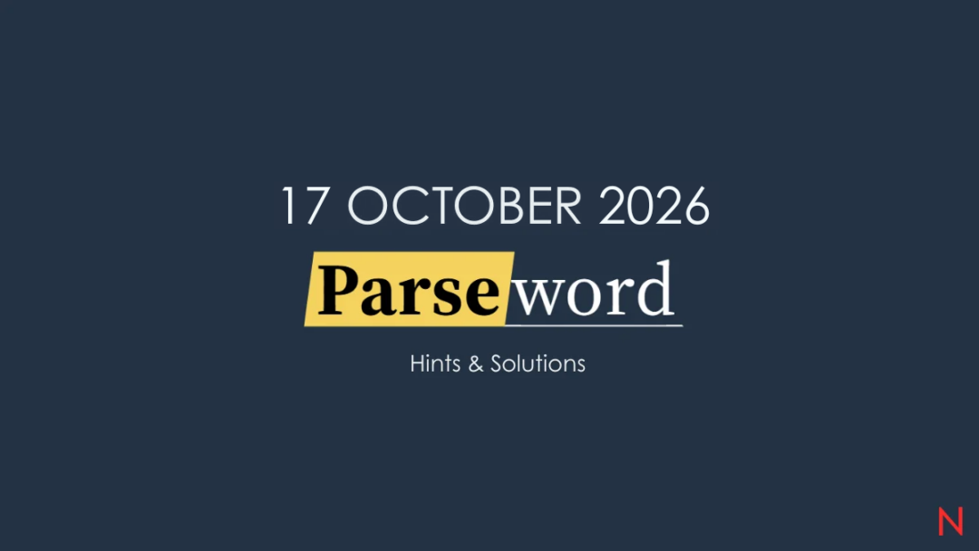 Game icon and date for Parseword #262 Hints and Answers for October 17, 2026