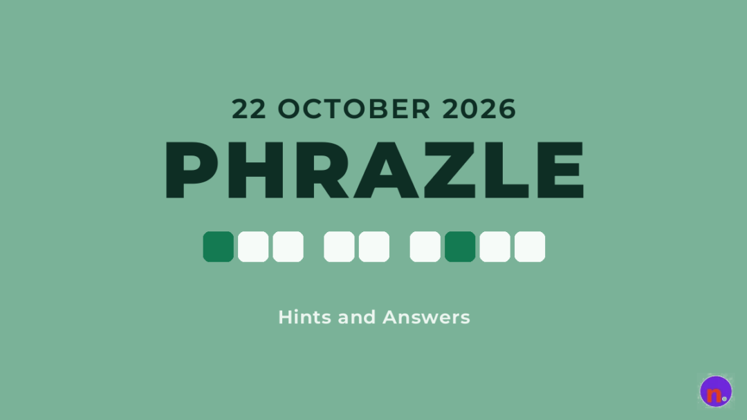 Game icon and date for Phrazle Hints and Answers for October 22, 2026