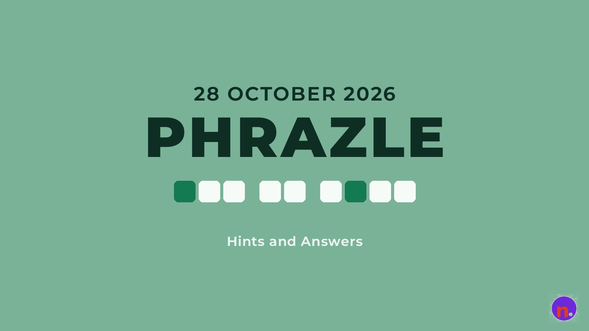 Game icon and date for Phrazle Hints and Answers for October 28, 2026