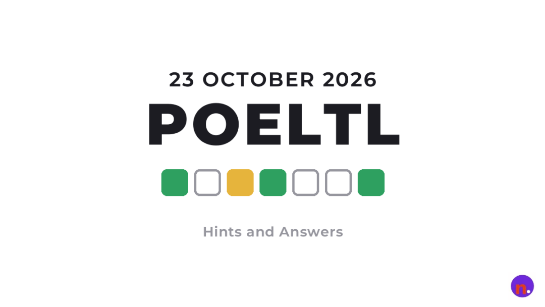 Game icon and date for Poeltl #1702 Hints and Answers for October 23, 2026