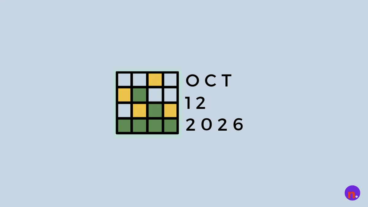 Game icon and date for Unwordle Hints and Answers Today: October 12, 2026